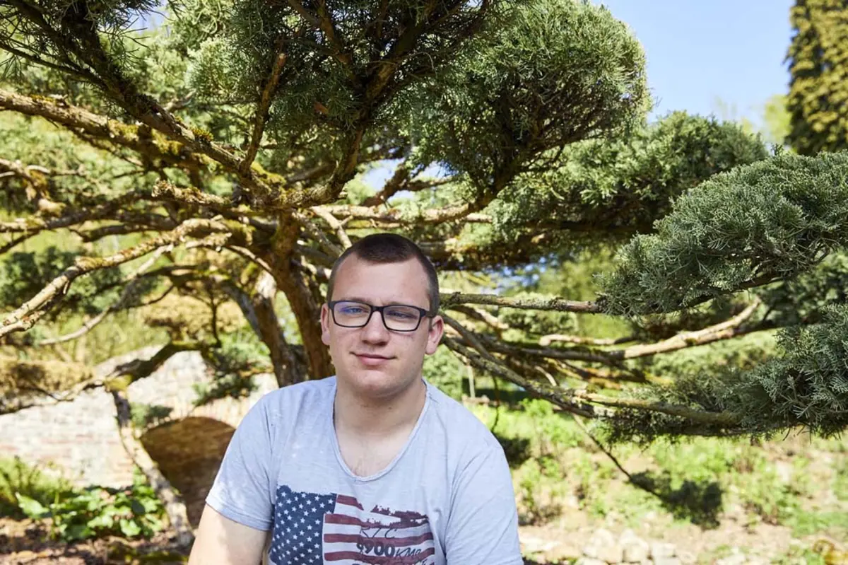 Gros plan d'Enzo